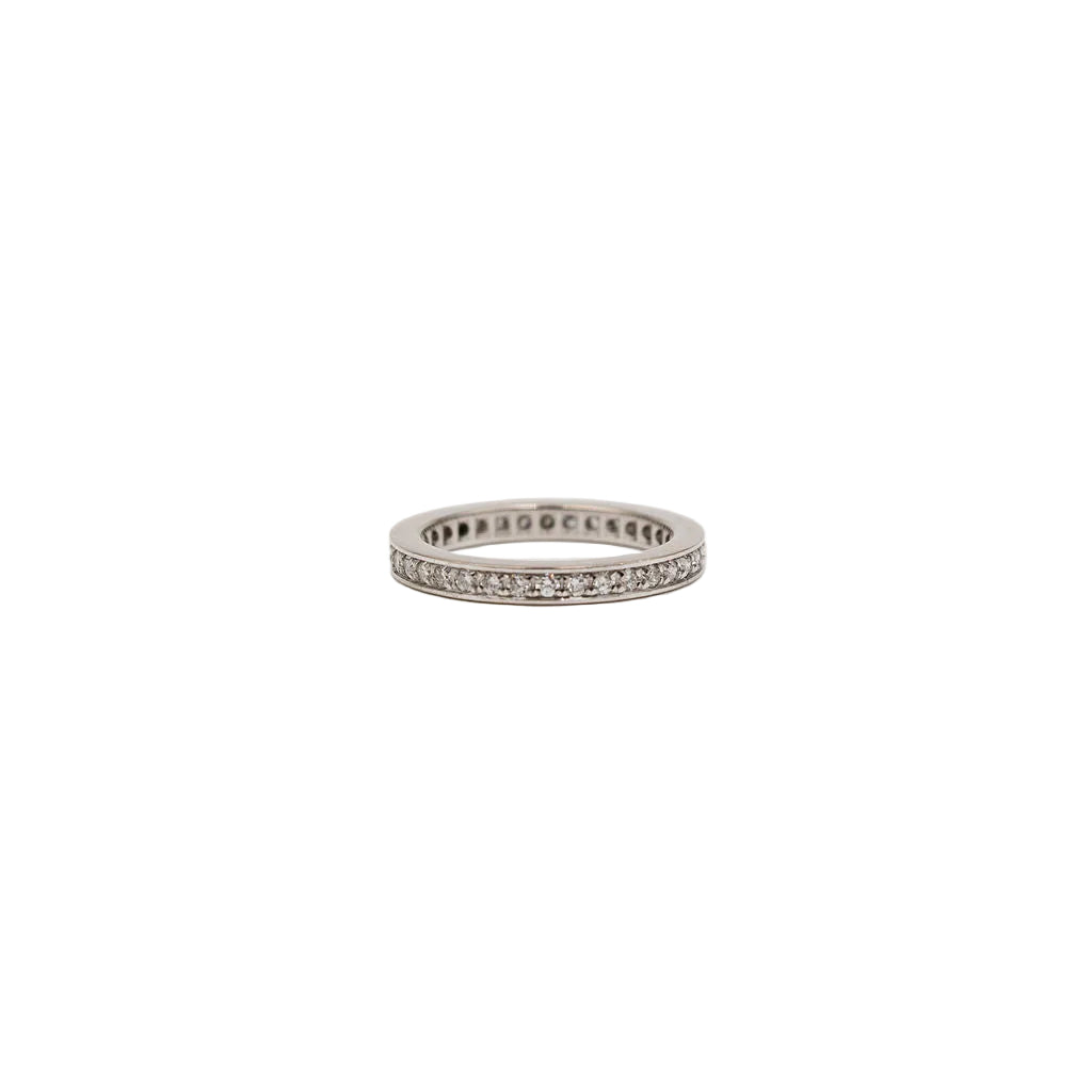 MAUBOUSSIN Wedding band ring in white gold and diamonds