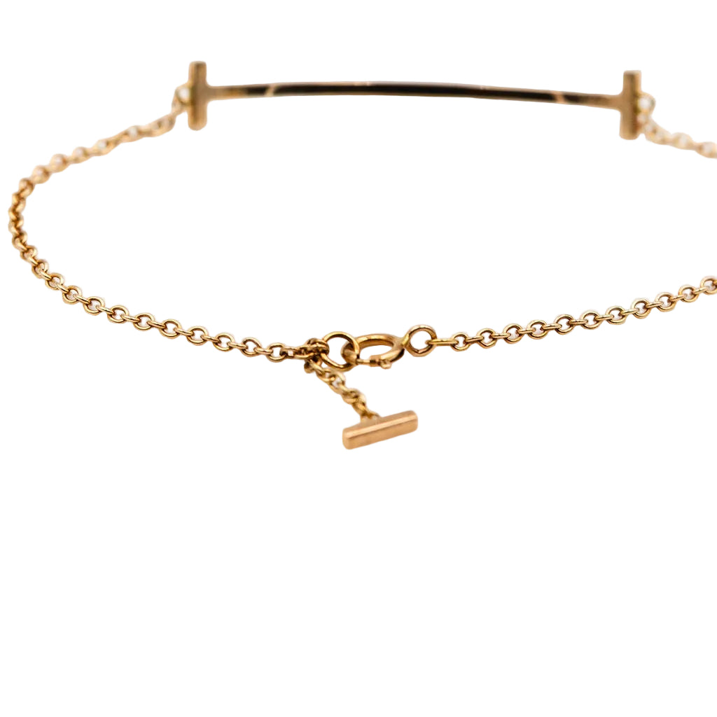 Bracelet TIFFANY & CO. Tiffany t en or jaune