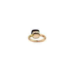 Bague POMELLATO Nudo Petit Classic en or jaune et quartz fumé