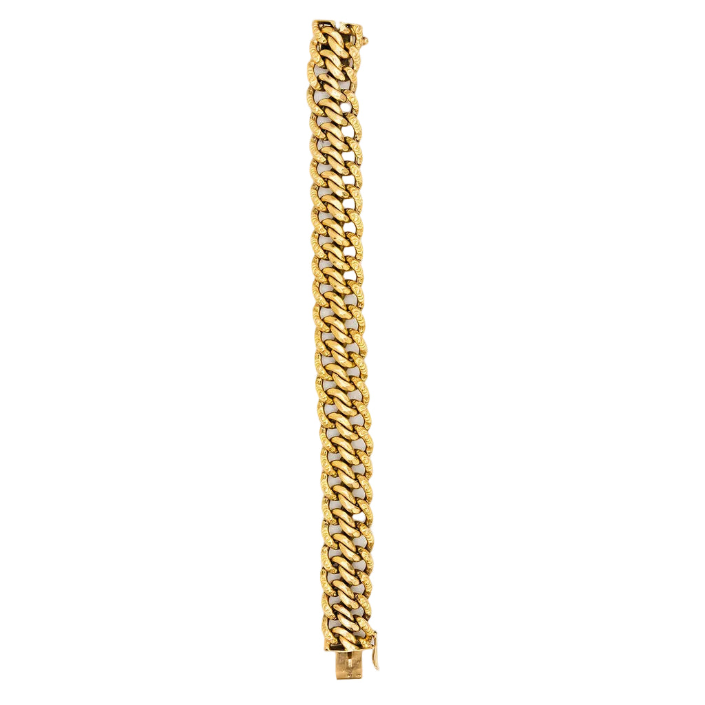 Maille bracelet in yellow gold
