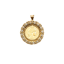 Pendant in yellow gold