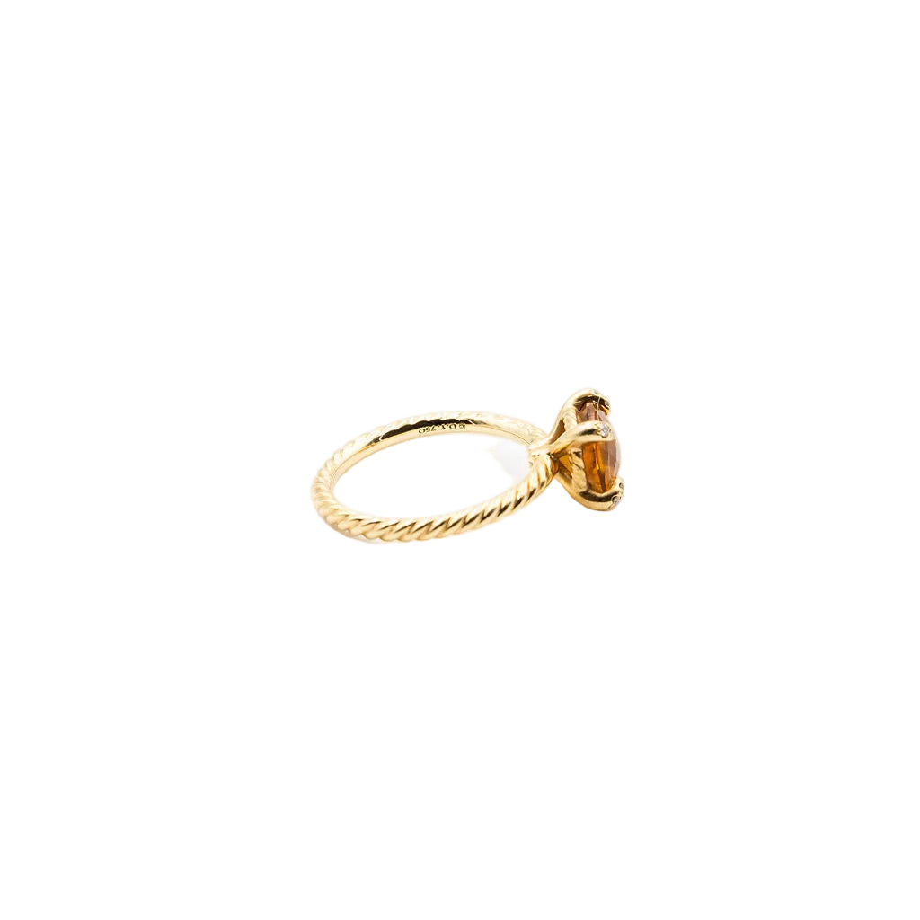 Ring DAVID YURMAN Chatelaine in yellow gold and garnet