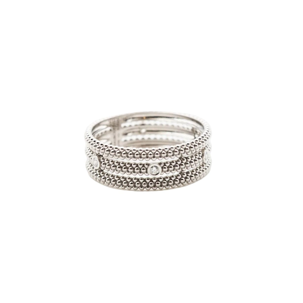 Ring MAUBOUSSIN "Le Premier Jour" in white gold and diamonds