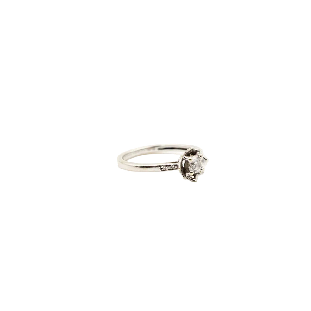 Ring Solitaire MAUBOUSSIN "Ma Reine d'Amour 3" in white gold and diamonds