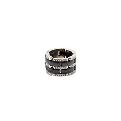 Ring CHANEL "Ultra" in white gold, ceramic black and diamonds