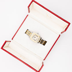 Watch CARTIER Panther large model in yellow gold and steel