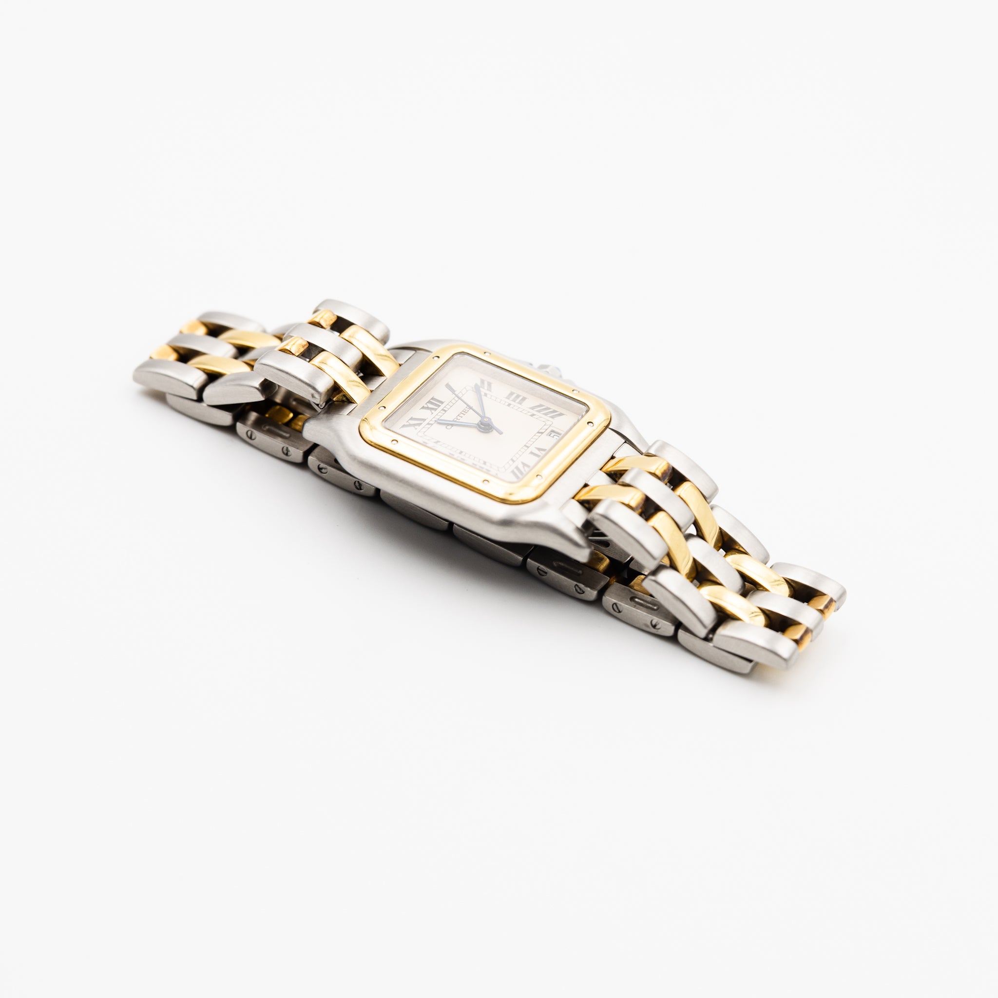 Watch CARTIER Panther large model in yellow gold and steel