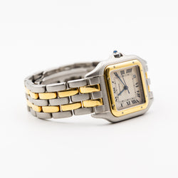 Watch CARTIER Panther large model in yellow gold and steel