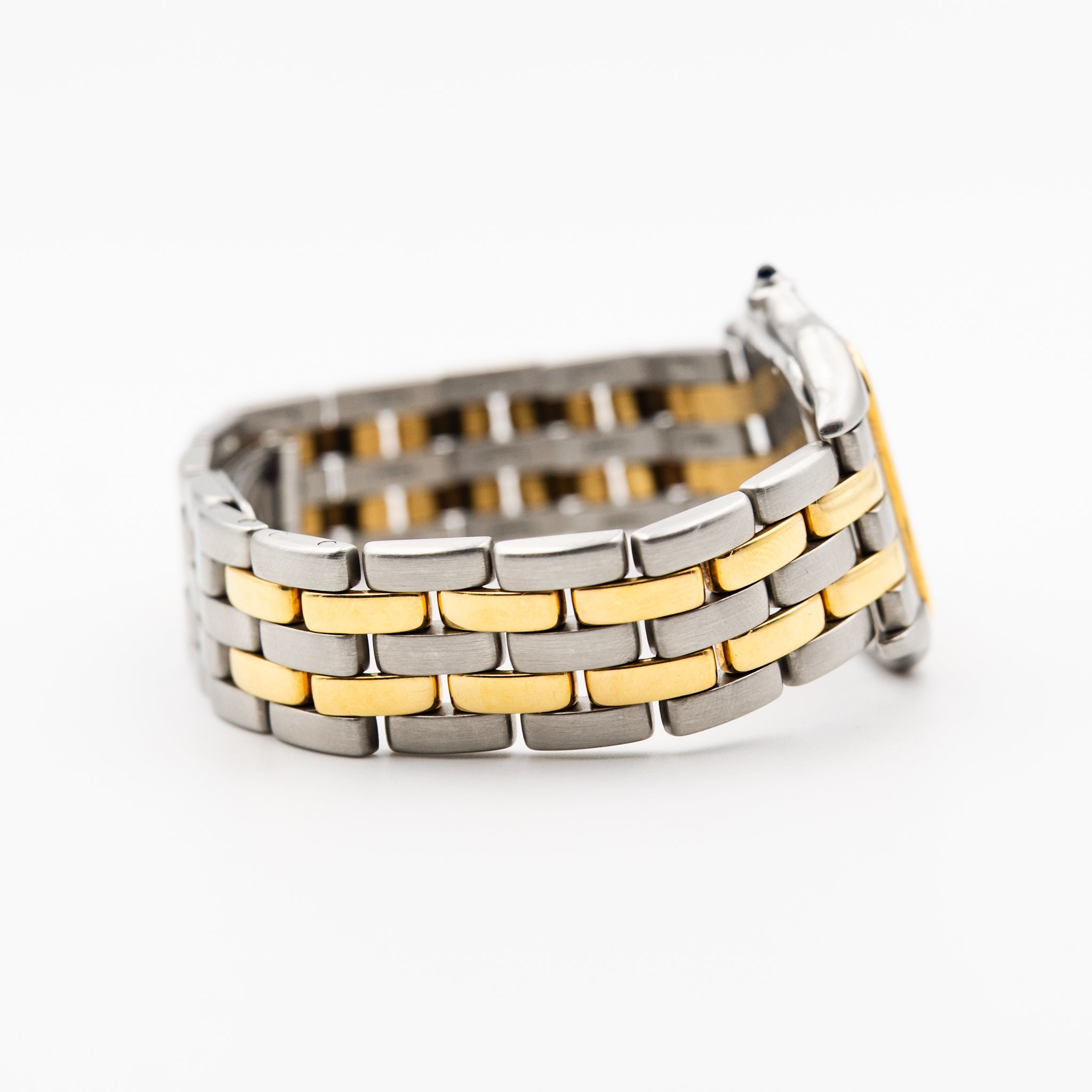 Watch CARTIER Panther large model in yellow gold and steel