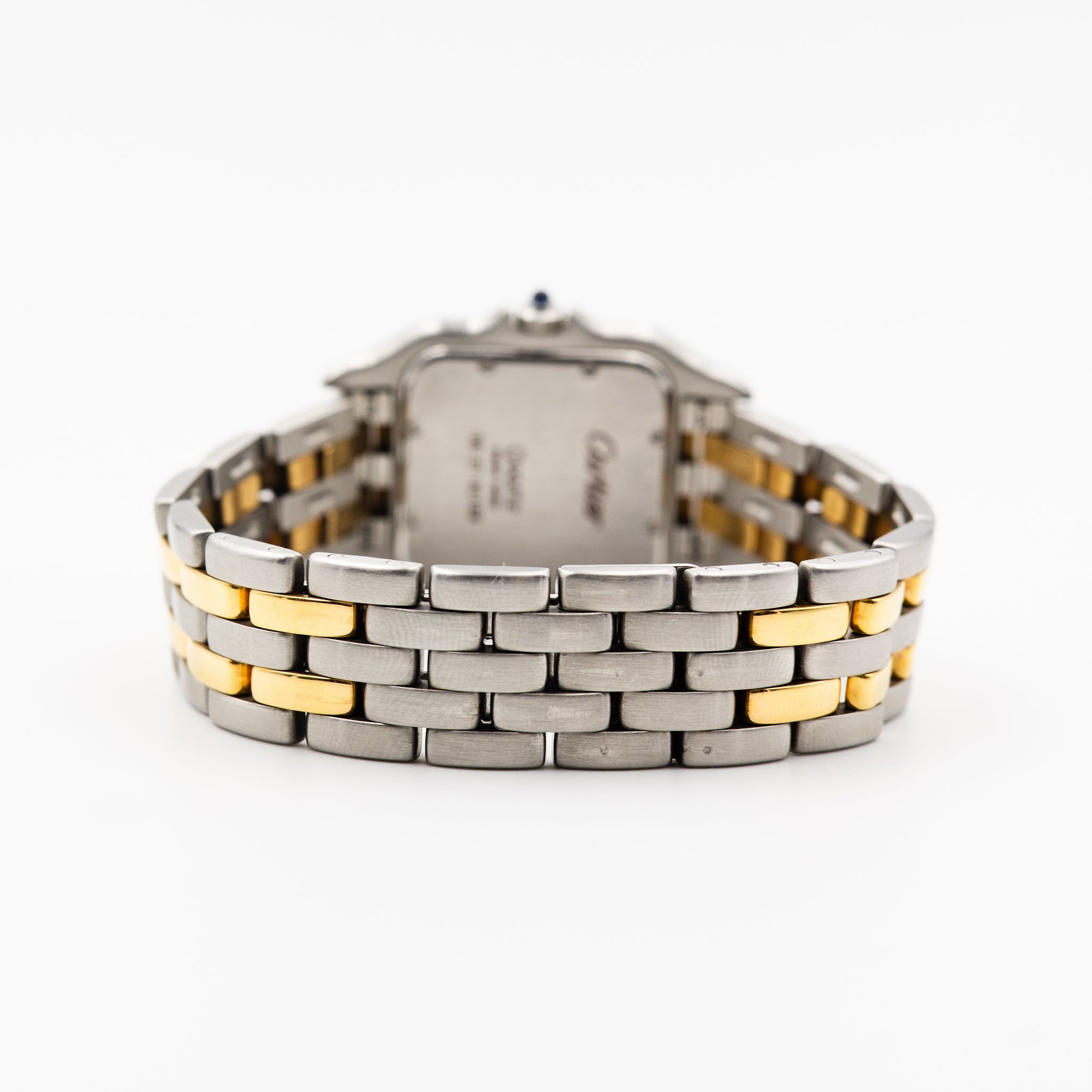 Watch CARTIER Panther large model in yellow gold and steel