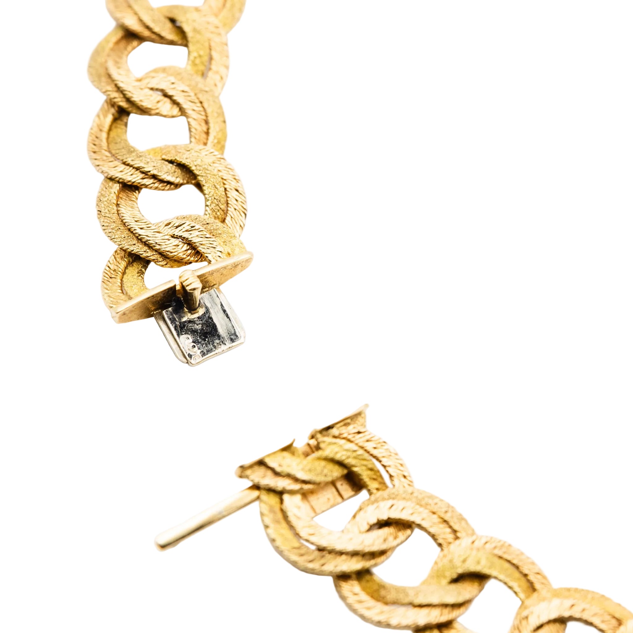 Necklace GEORGES LENFANT Vintage in yellow gold