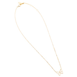 Necklace MESSIKA "Butterfly" in rose gold and diamonds