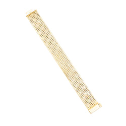 Bracelet GEORGES LENFANT cuff in yellow gold
