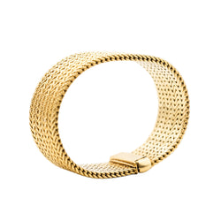 Bracelet GEORGES LENFANT cuff in yellow gold