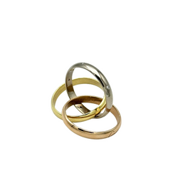 Bague CARTIER Trinity Stars en or jaune, or blanc, or rose et diamants