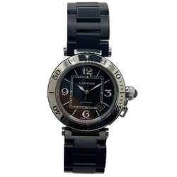 CARTIER "Pasha" Steel Watch