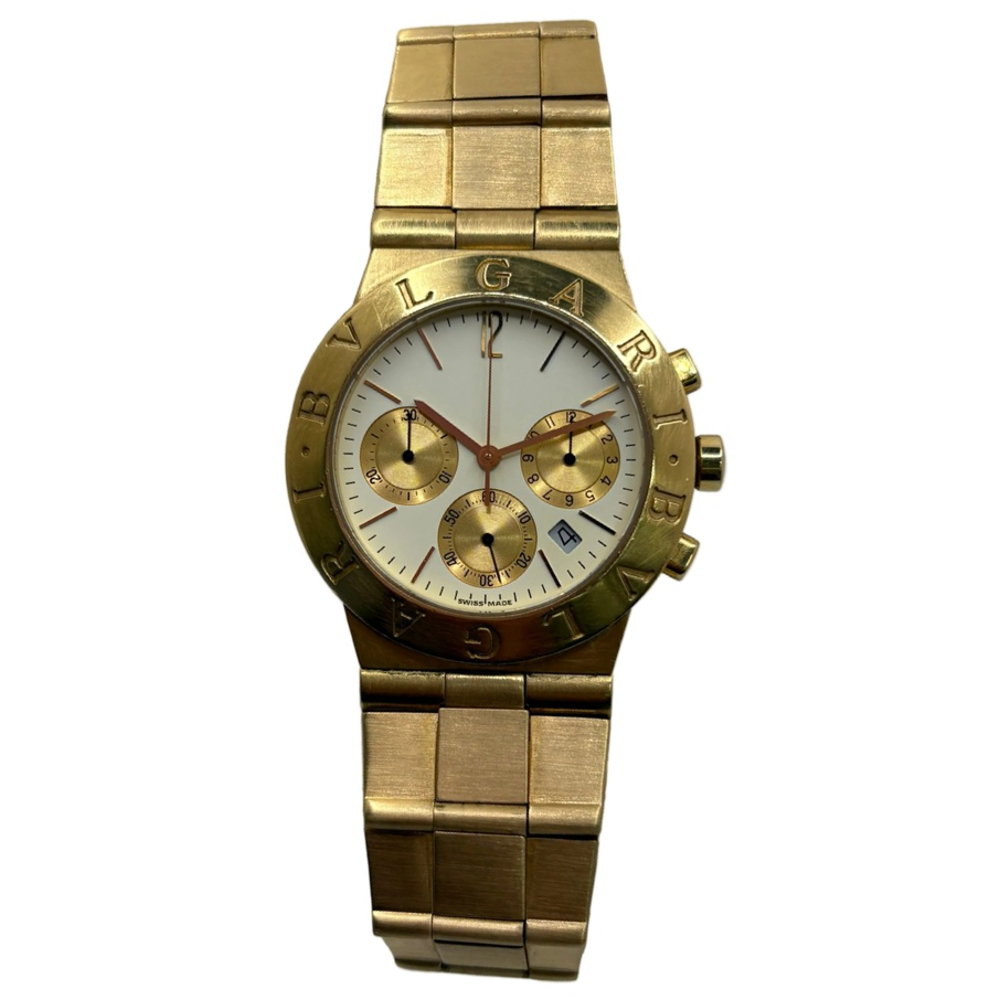 BULGARI "Diagono" Watch in Yellow gold