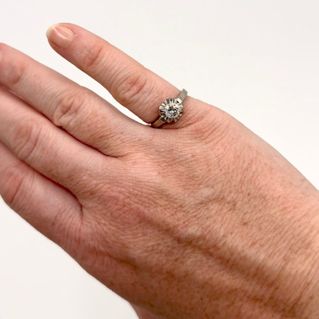 Bague diamant solitaire