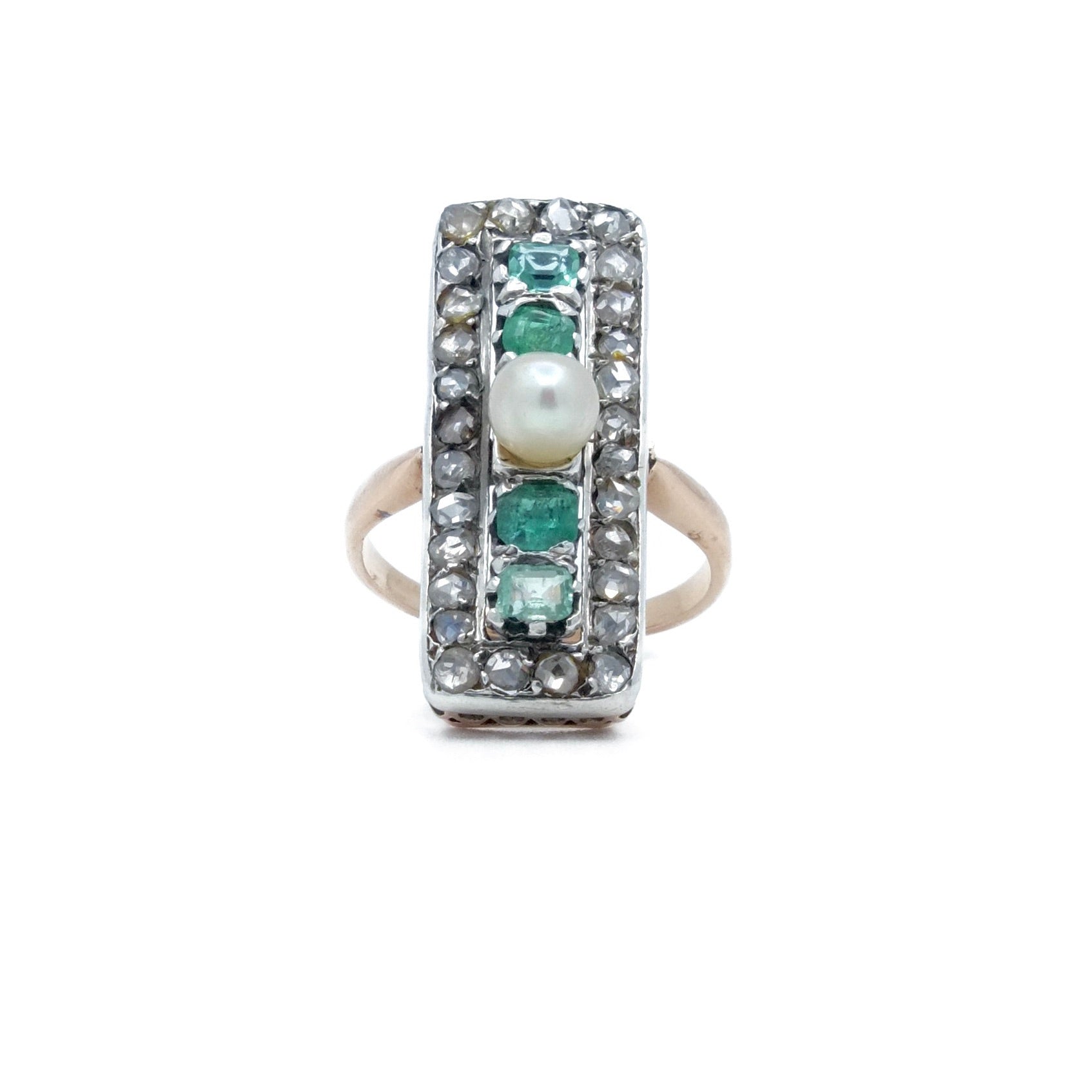 Ring rectangle pearl