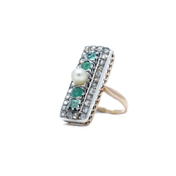Ring rectangle pearl