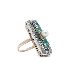 Ring rectangle pearl
