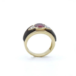 Ring raspberry ruby