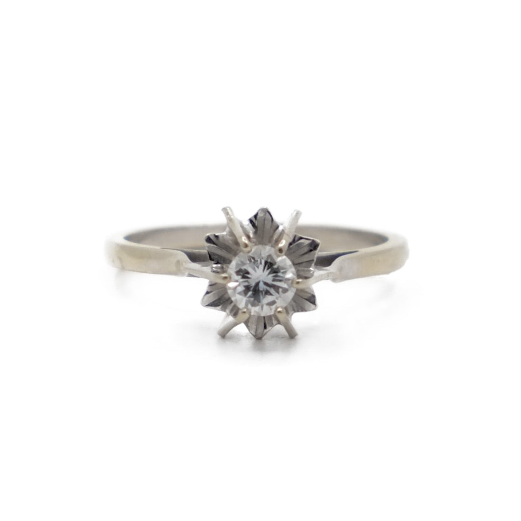 Bague solitaire diamant
