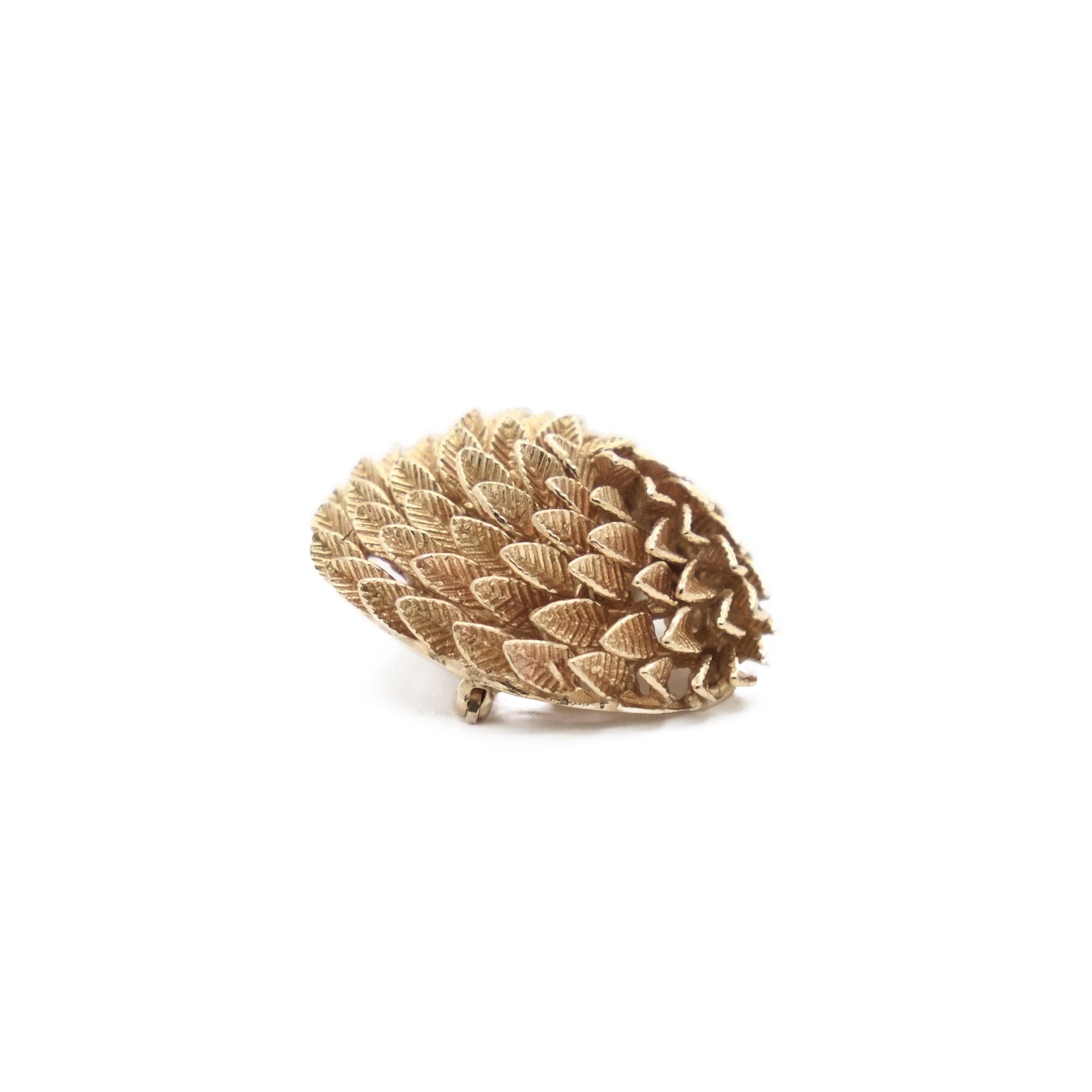 Brooch Round Foliage