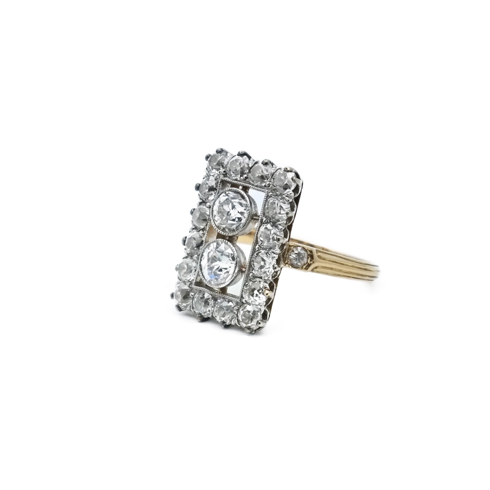 Ring rectangle diamonds