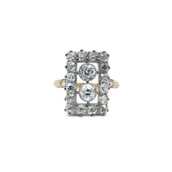 Ring rectangle diamonds