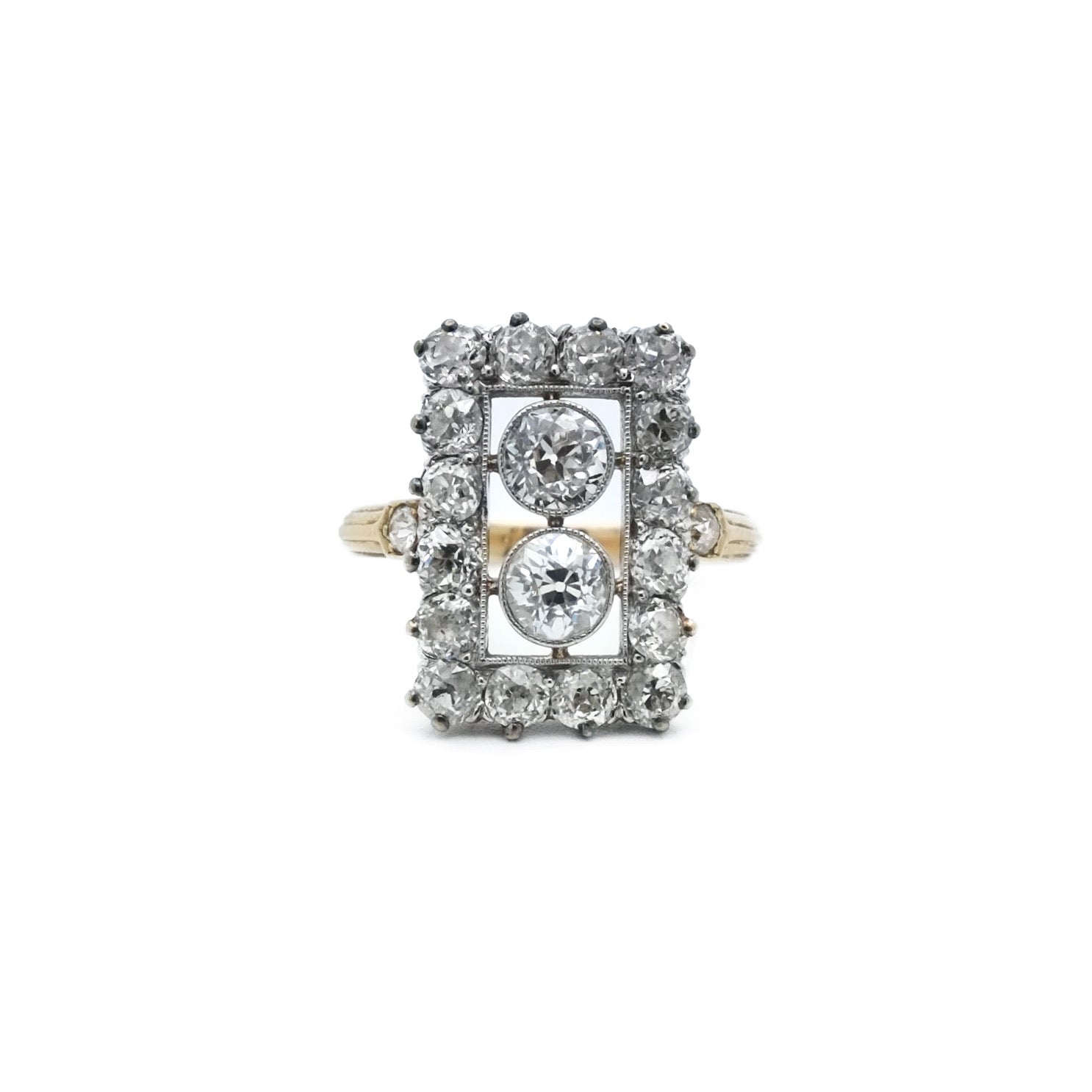 Ring rectangle diamonds