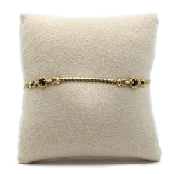 Bracelet supple and sapphire