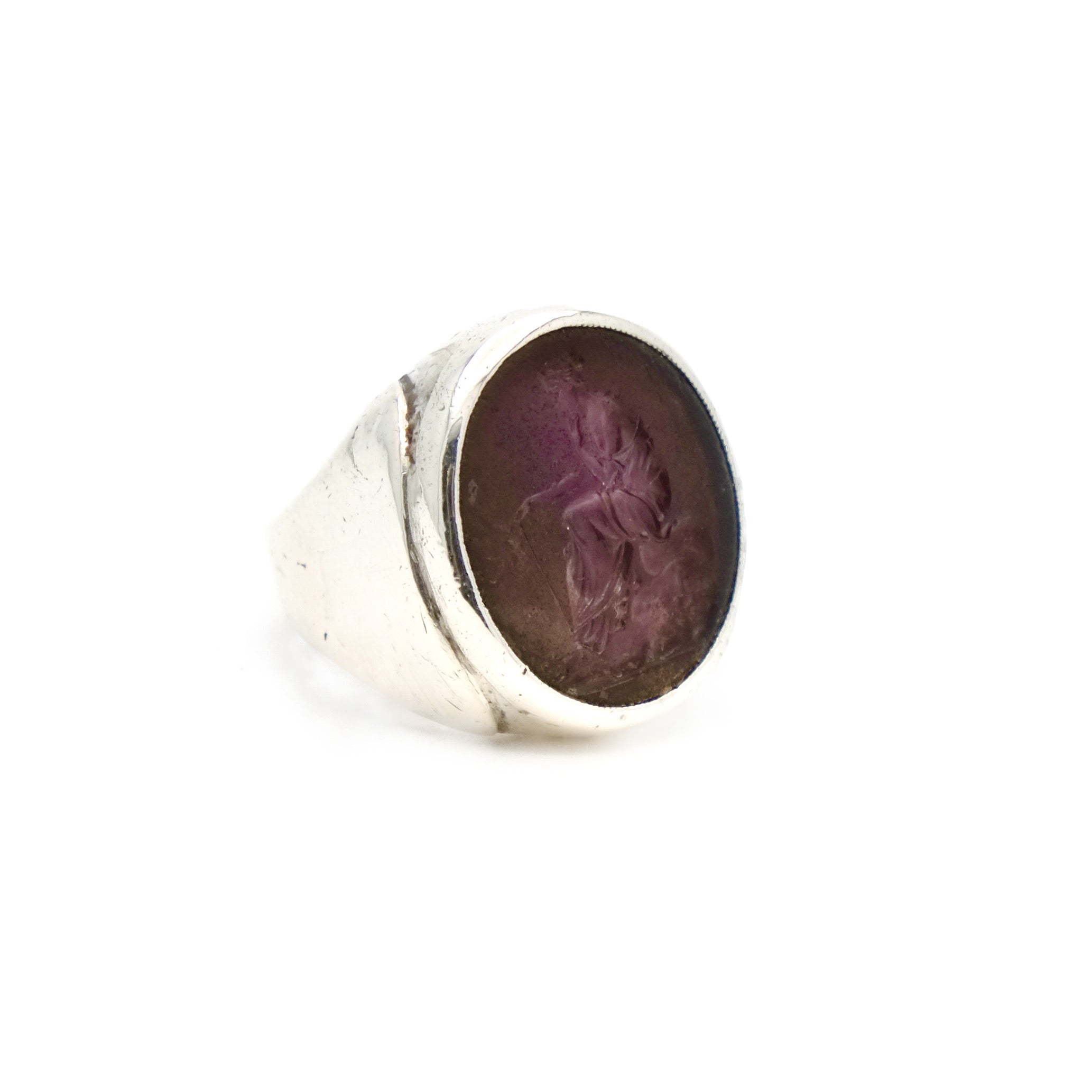 Ring intaglio in silver