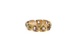 Bracelet ancient amethysts and turquoise