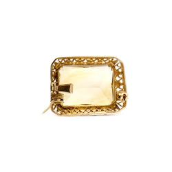 Brooch citrine pendant