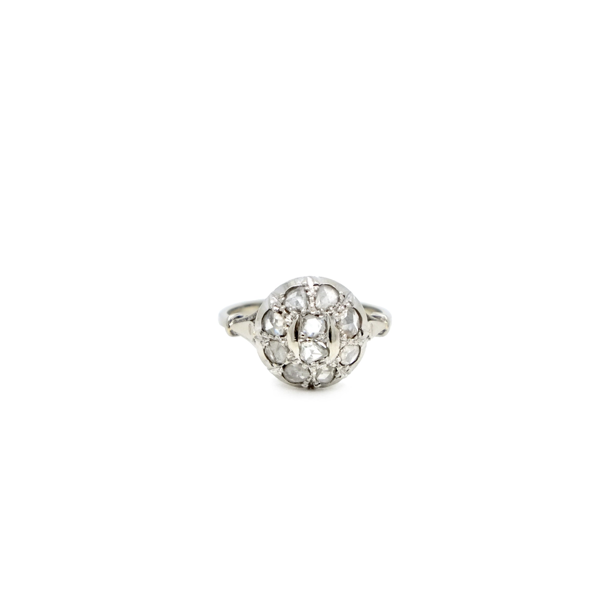 Ring dome diamonds