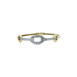 Bracelet équestre deux ors