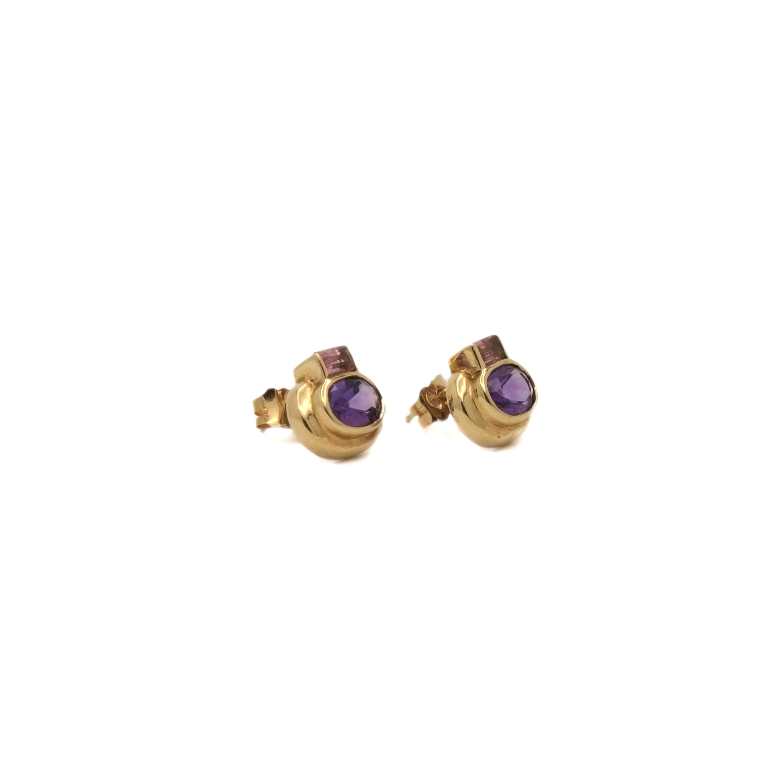 Boucles d’oreilles améthystes