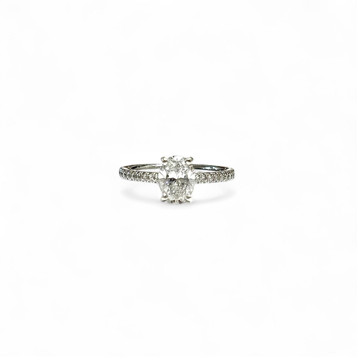 Bague solitaire diamant D