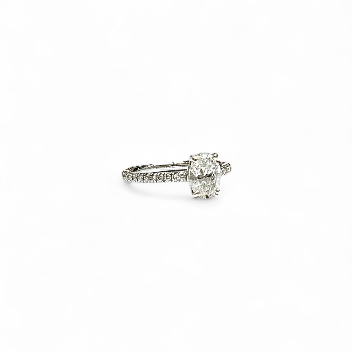 Bague solitaire diamant D