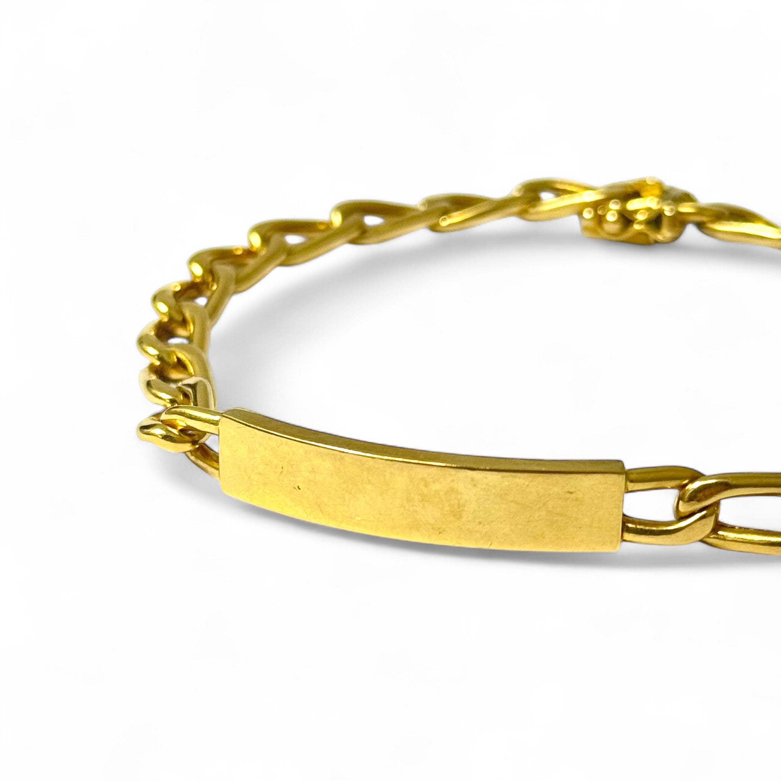 Bracelet gourmette à maille cheval
