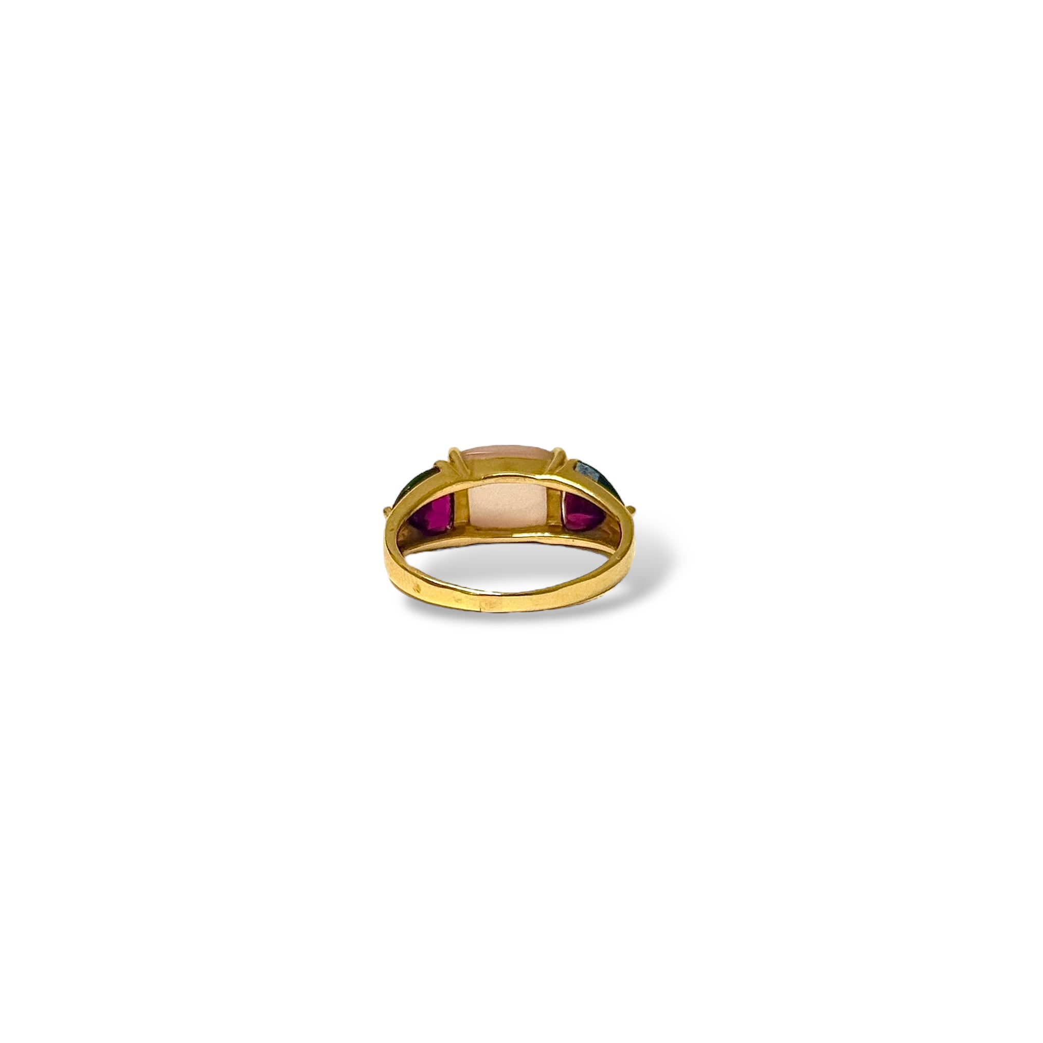 Bague quartz rose suiffé