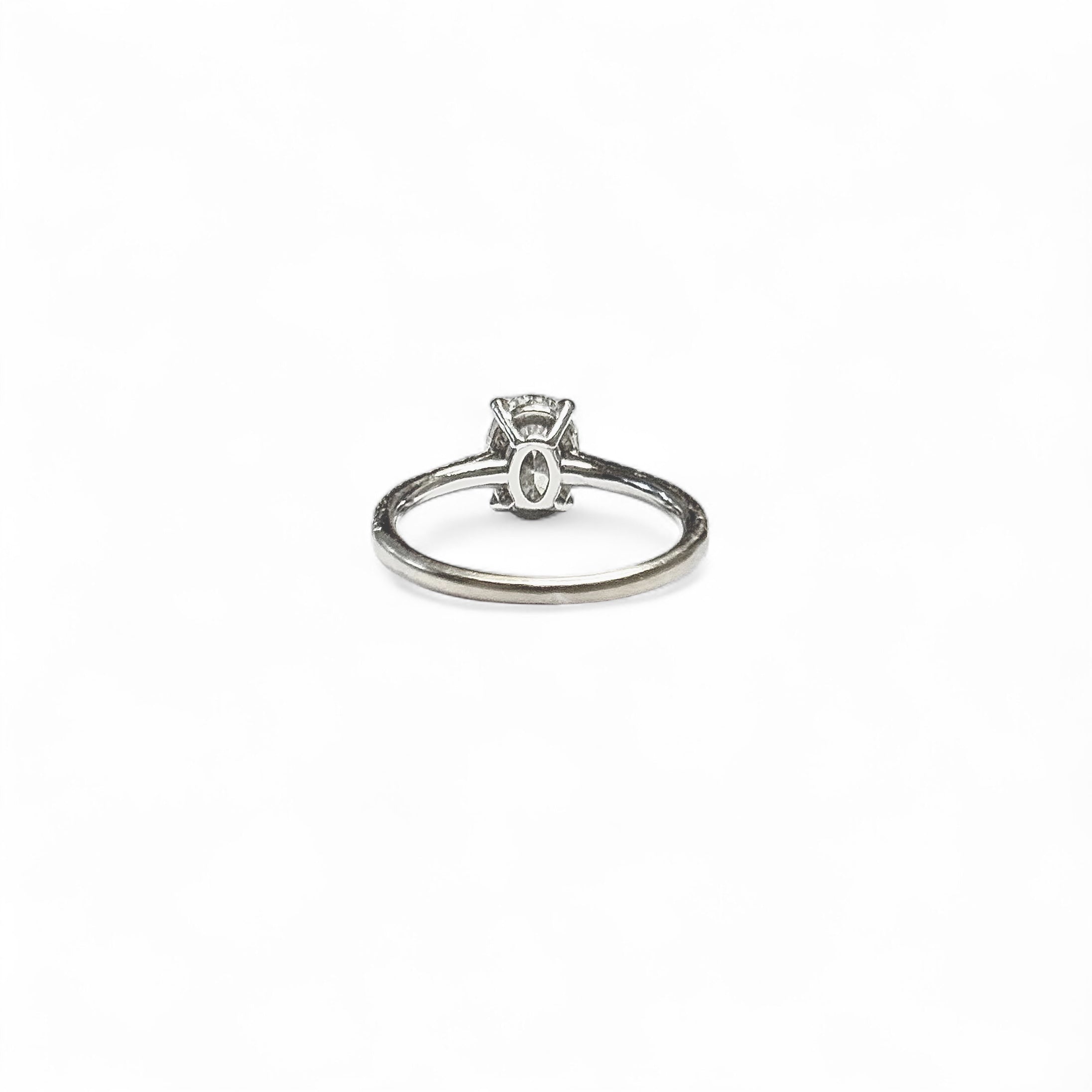 Bague solitaire diamant D