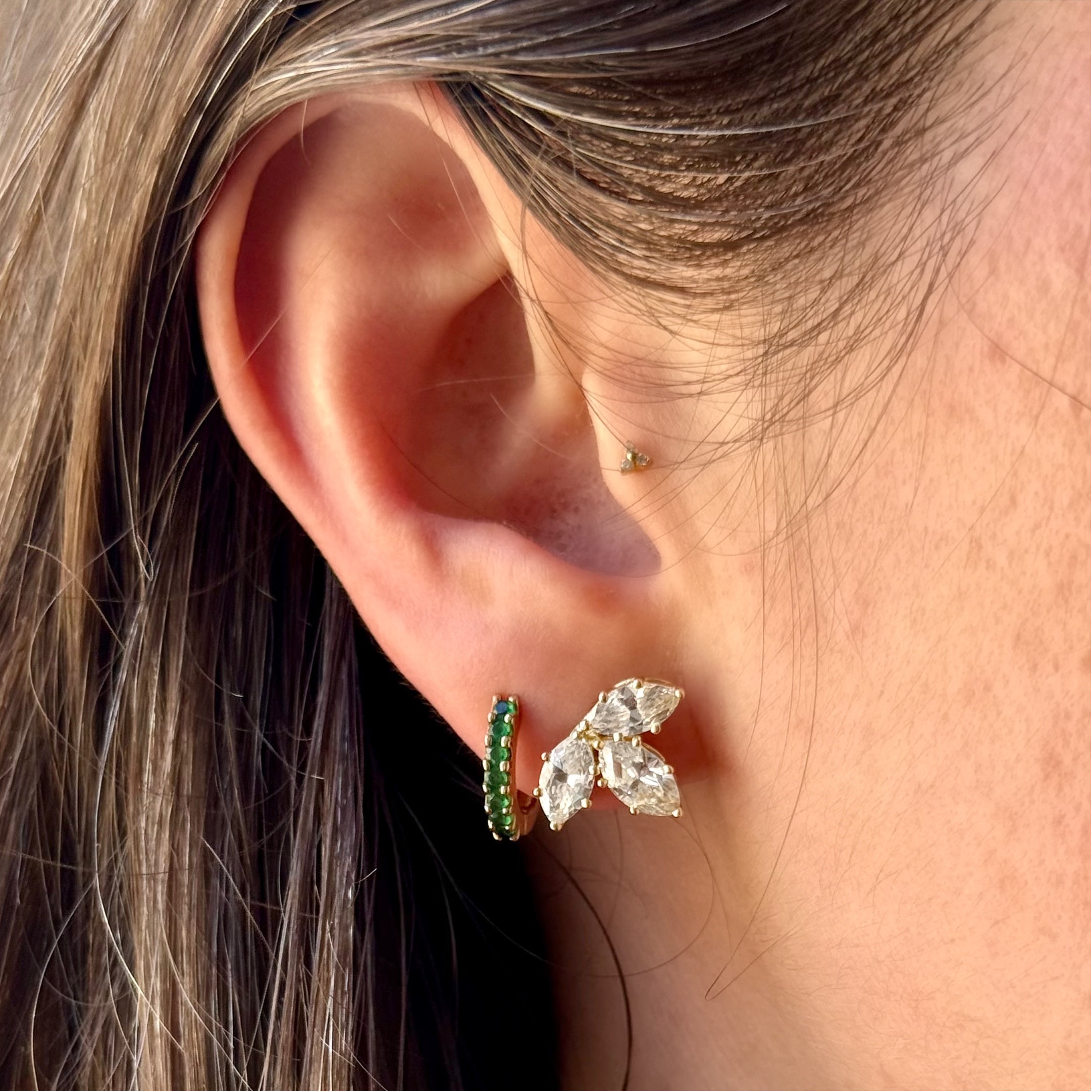 Boucles d'oreilles "Lotus"