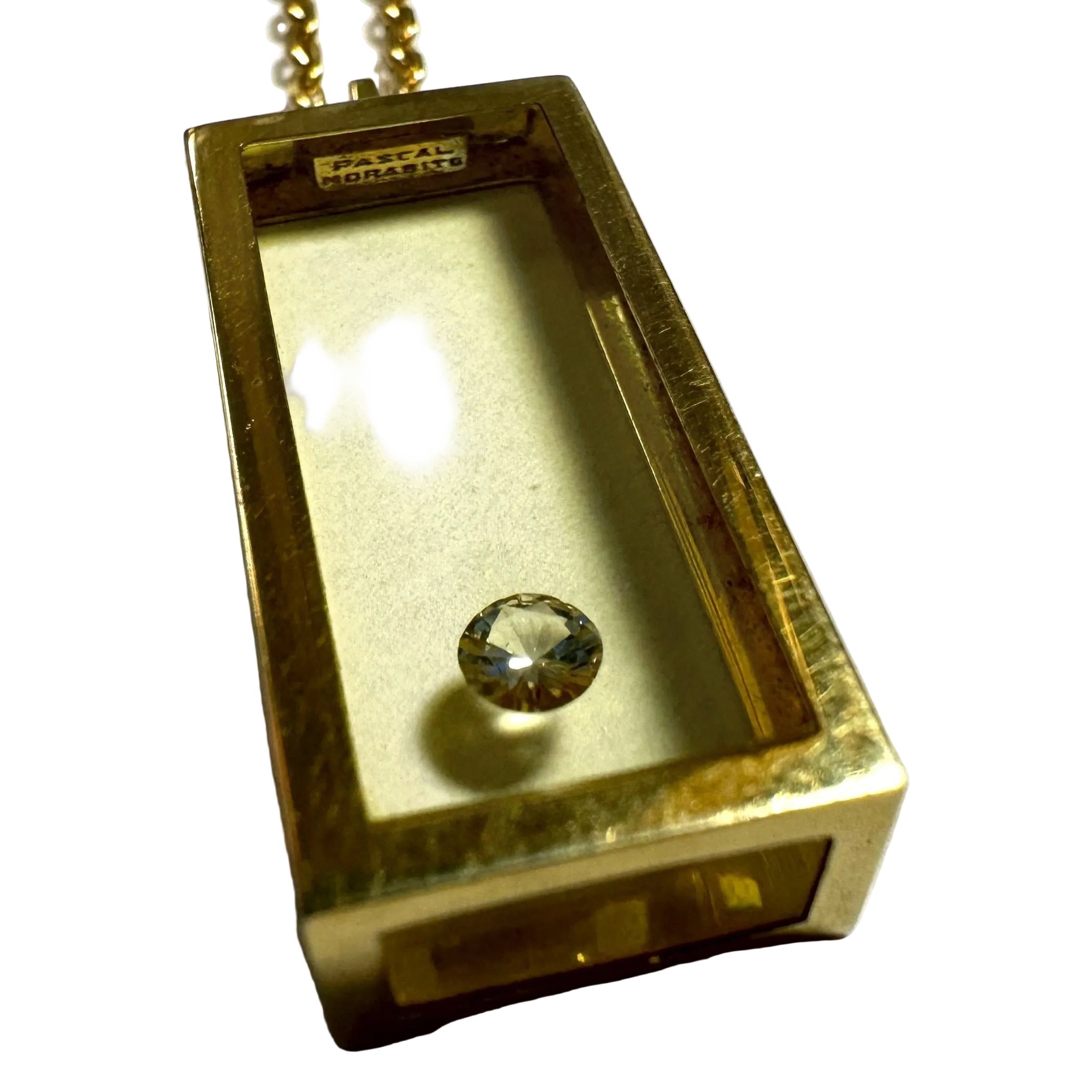Necklace "Morabito "rectangle