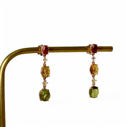 Boucles d'oreilles tourmaline