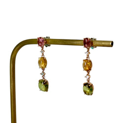Boucles d'oreilles tourmaline