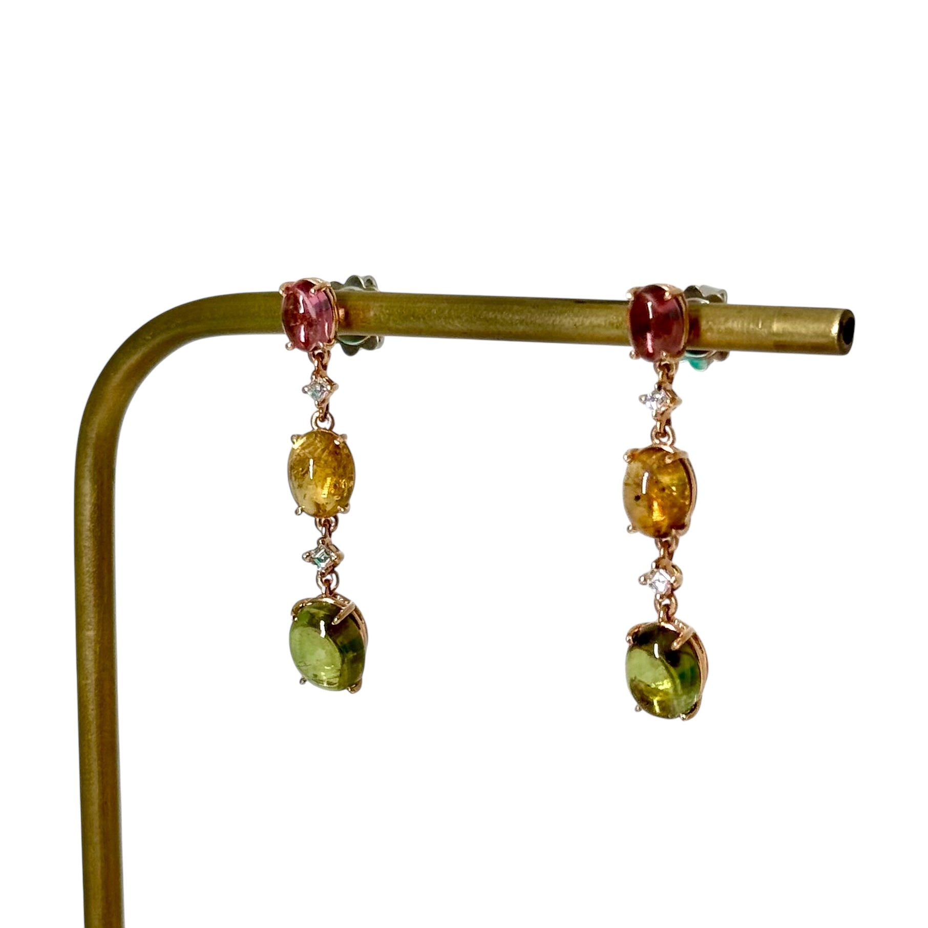 Boucles d'oreilles tourmaline