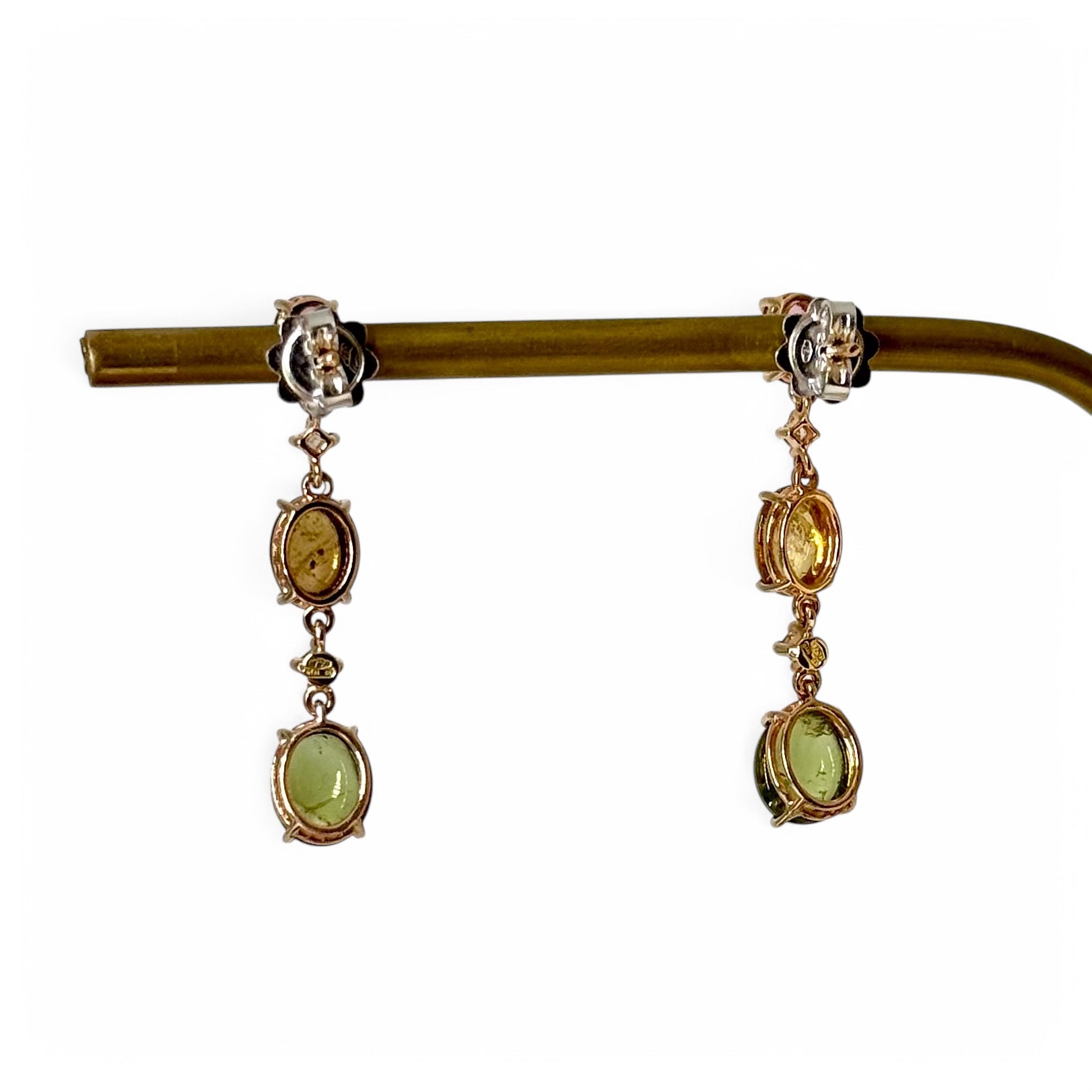 Boucles d'oreilles tourmaline