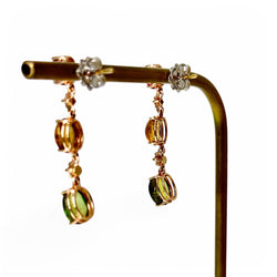 Boucles d'oreilles tourmaline